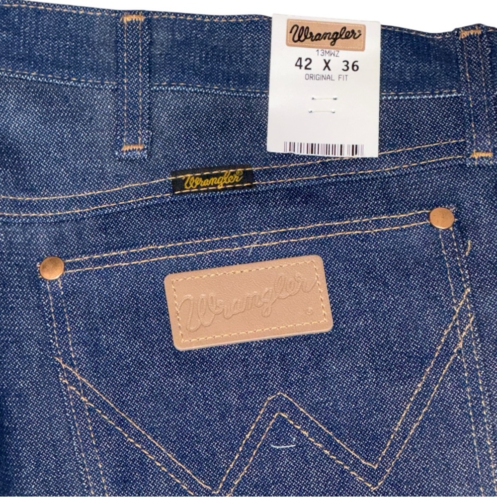 Wrangler NOS 13MWZ ProRodeo Men’s Original Fit Denim Jeans 42x36 USA Made